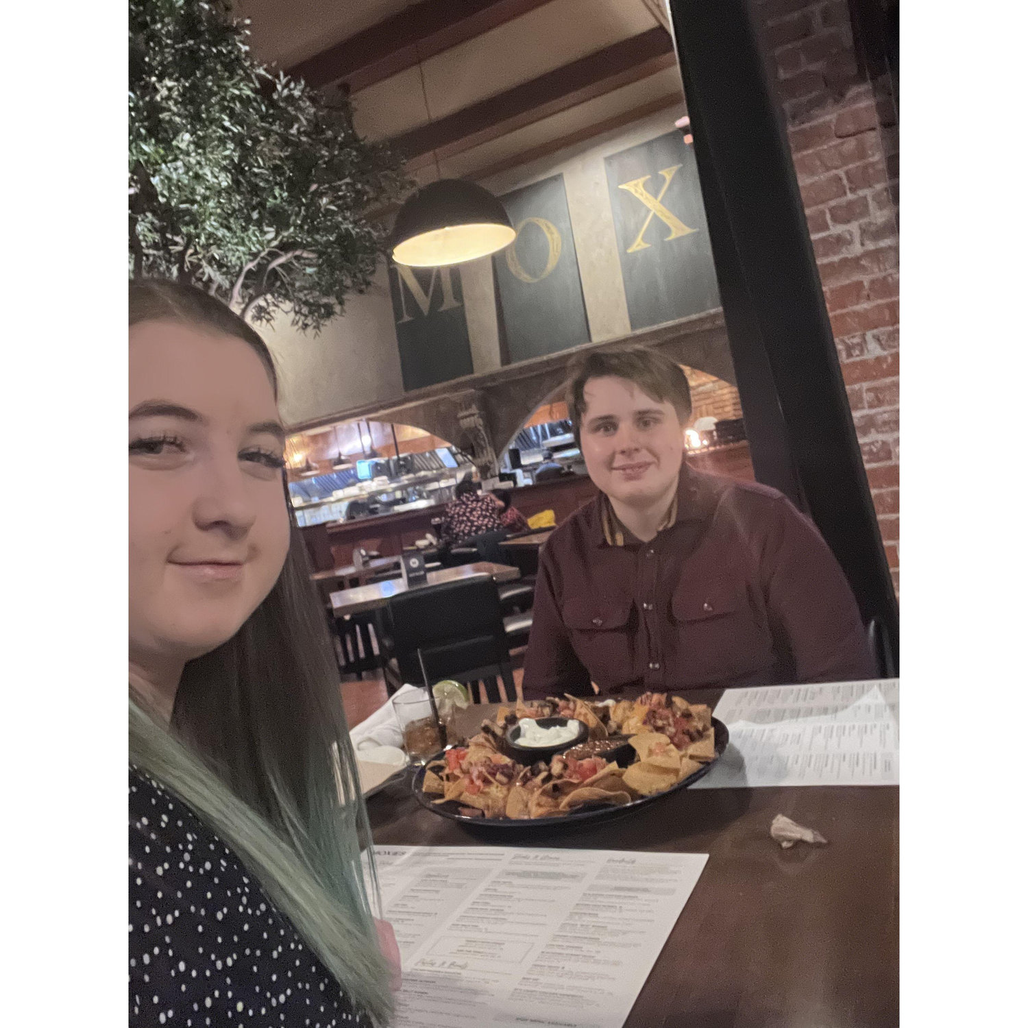 5 year Anniversary Dinner at Moxies February 2022.