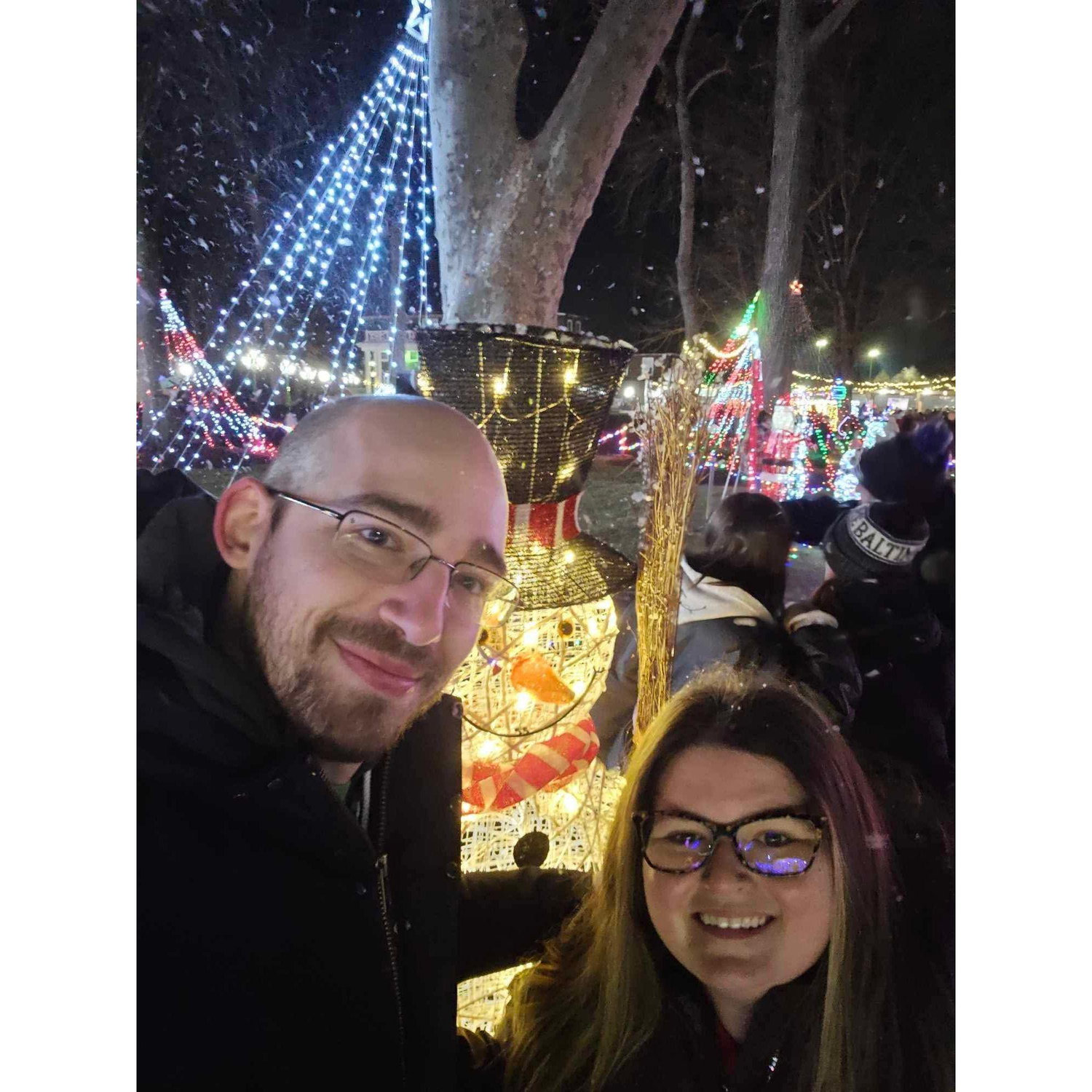 Catching feelings (and Christmas lights)