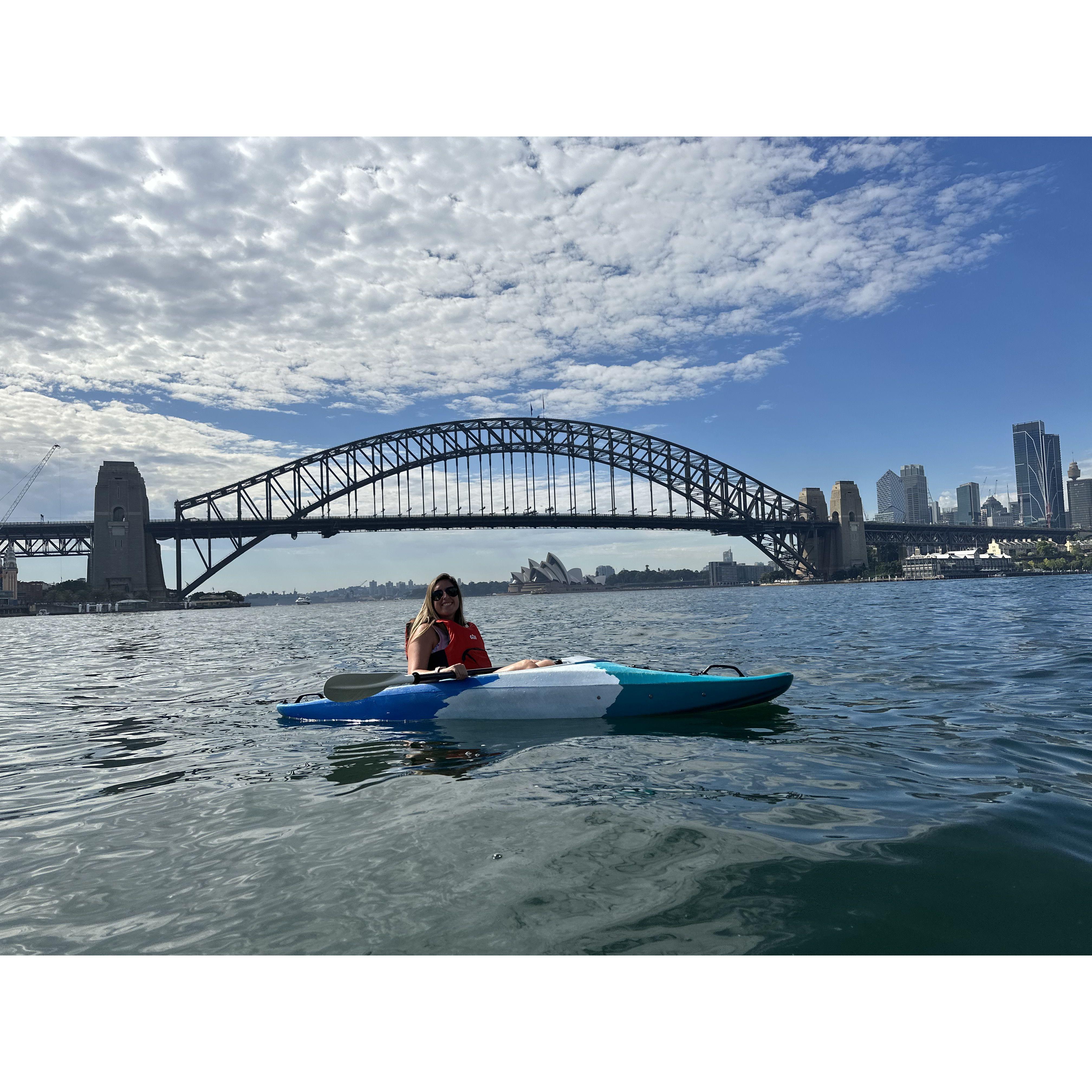 Kayaking my way back to America.