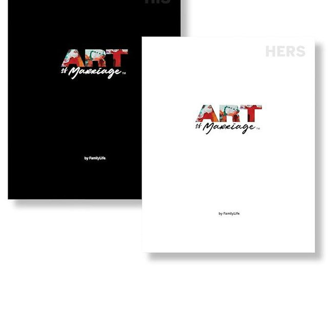 FAMILYLIFE All-New Art of Marriage His and Hers Workbook Set — Couples Guide for a Stronger Marriage — Bible Study Workbooks with Devotionals for Married Couples