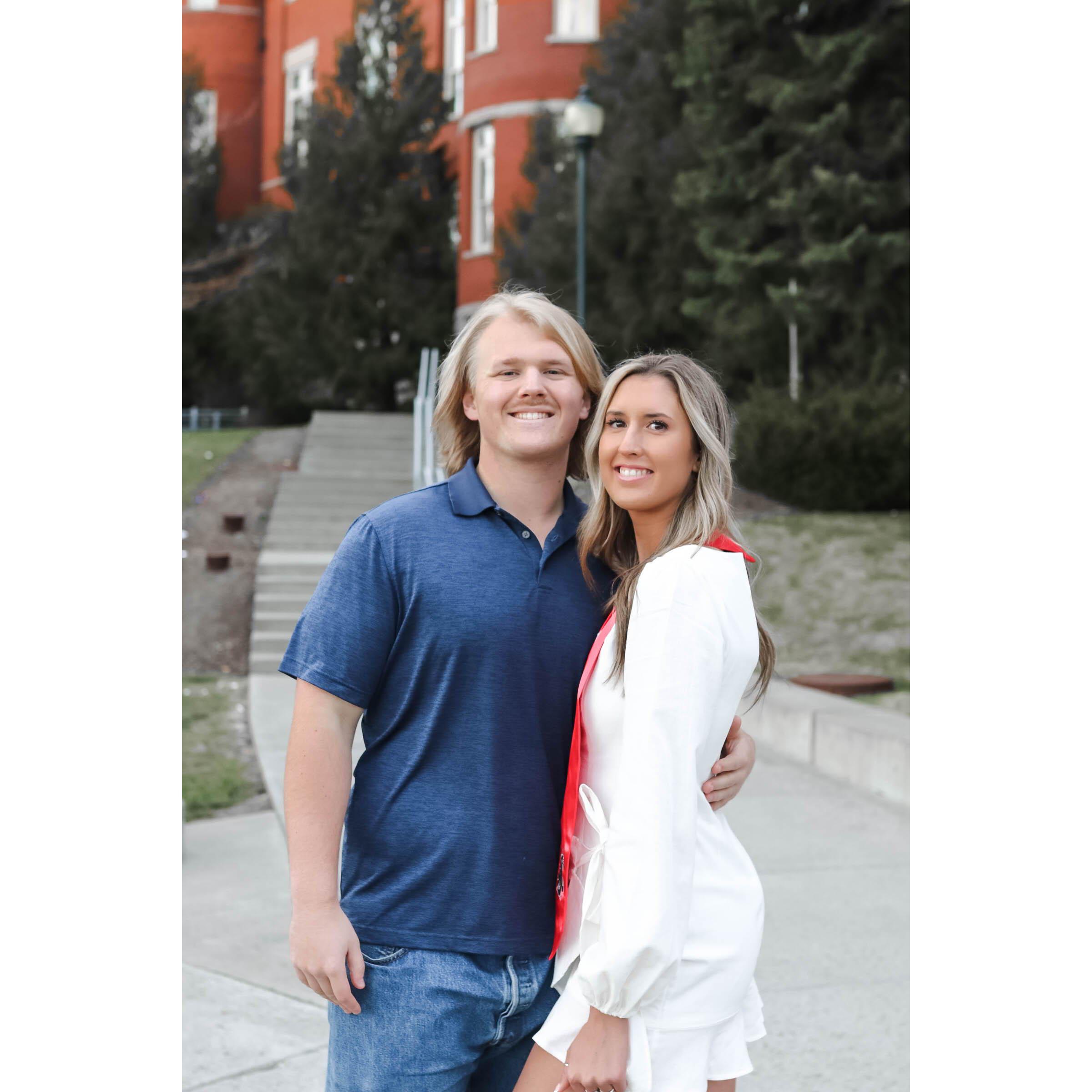 Rylee's college graduation- WSU