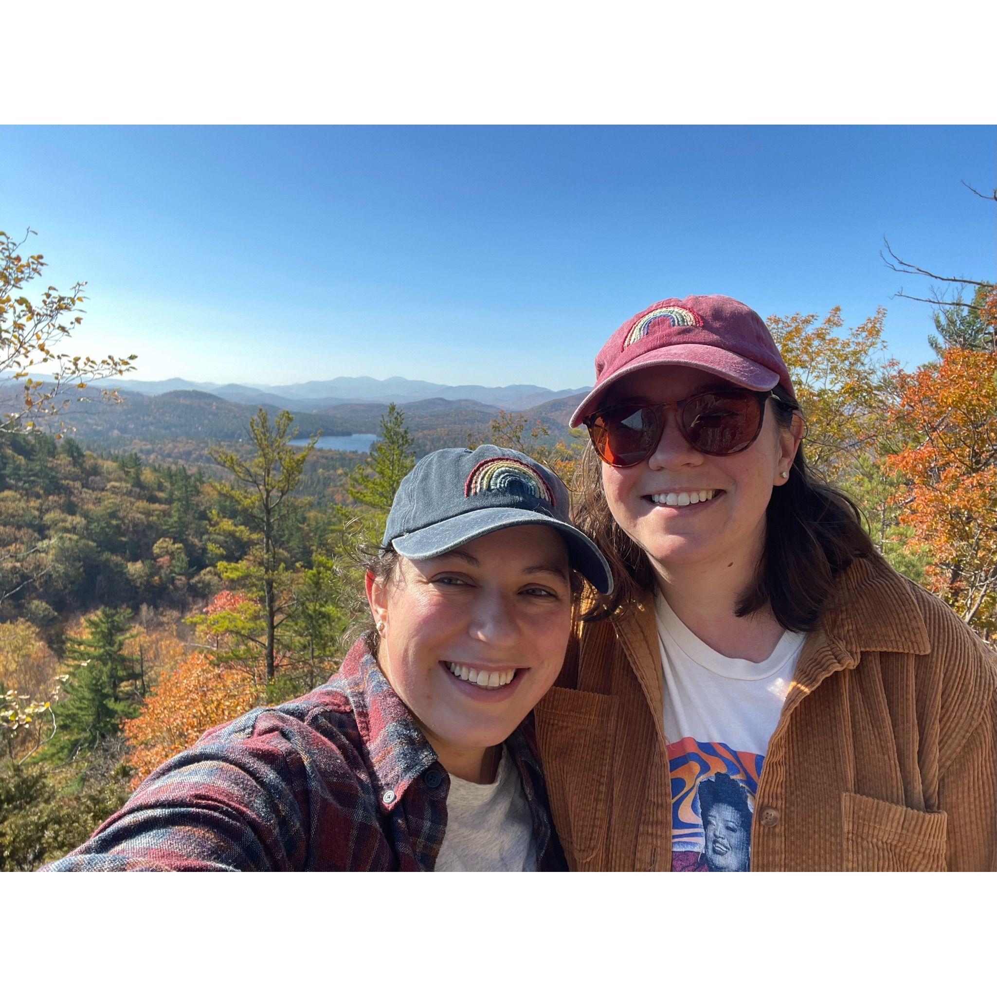 Hiking in the Adirondack Mountains - this view wasn't even the end of the trail!