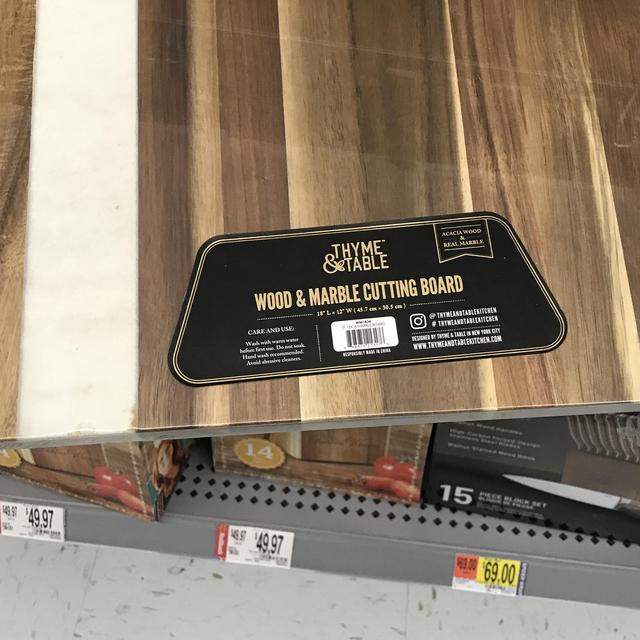 Wood cutting board