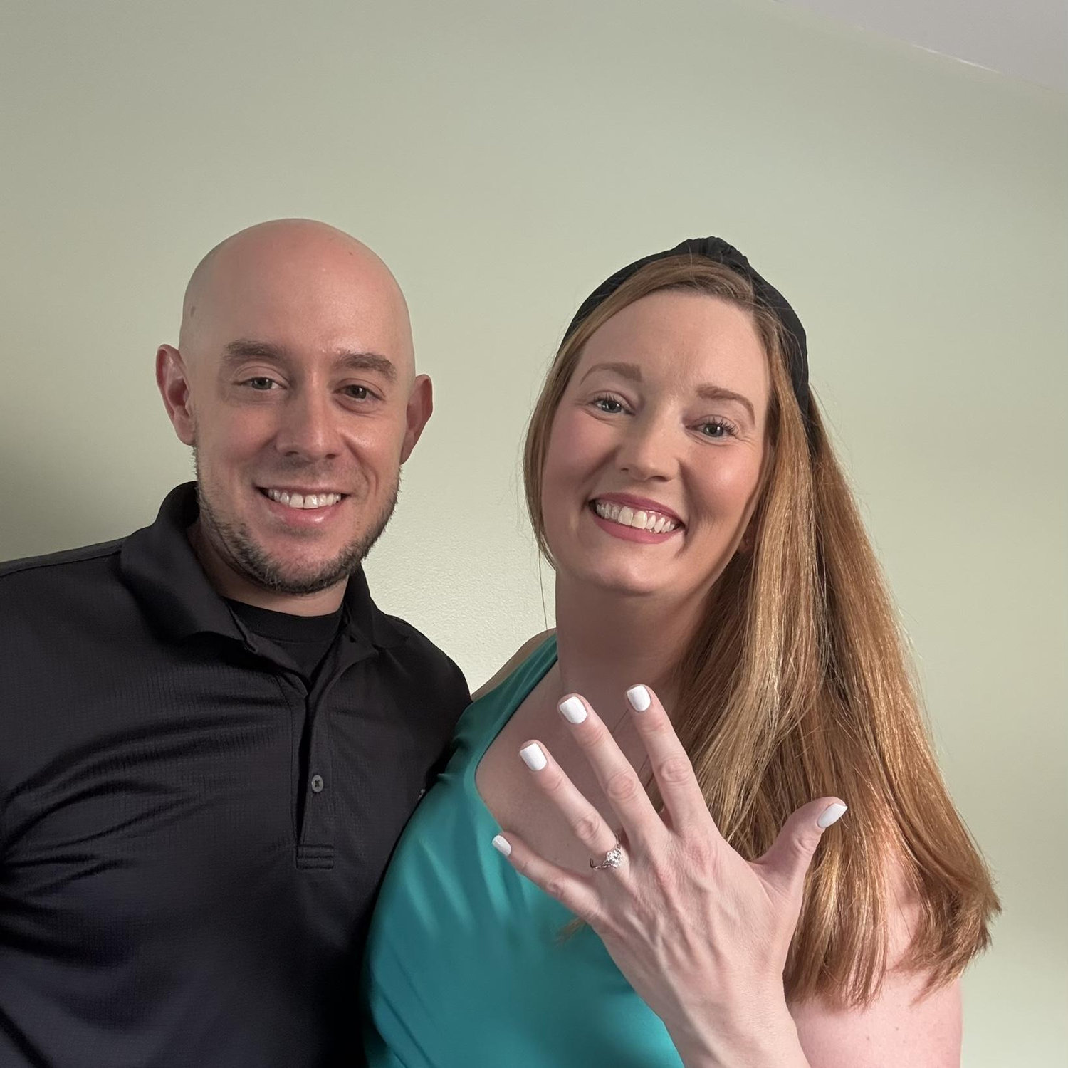 The day we got engaged (after I got dressed and out of my pajamas!)