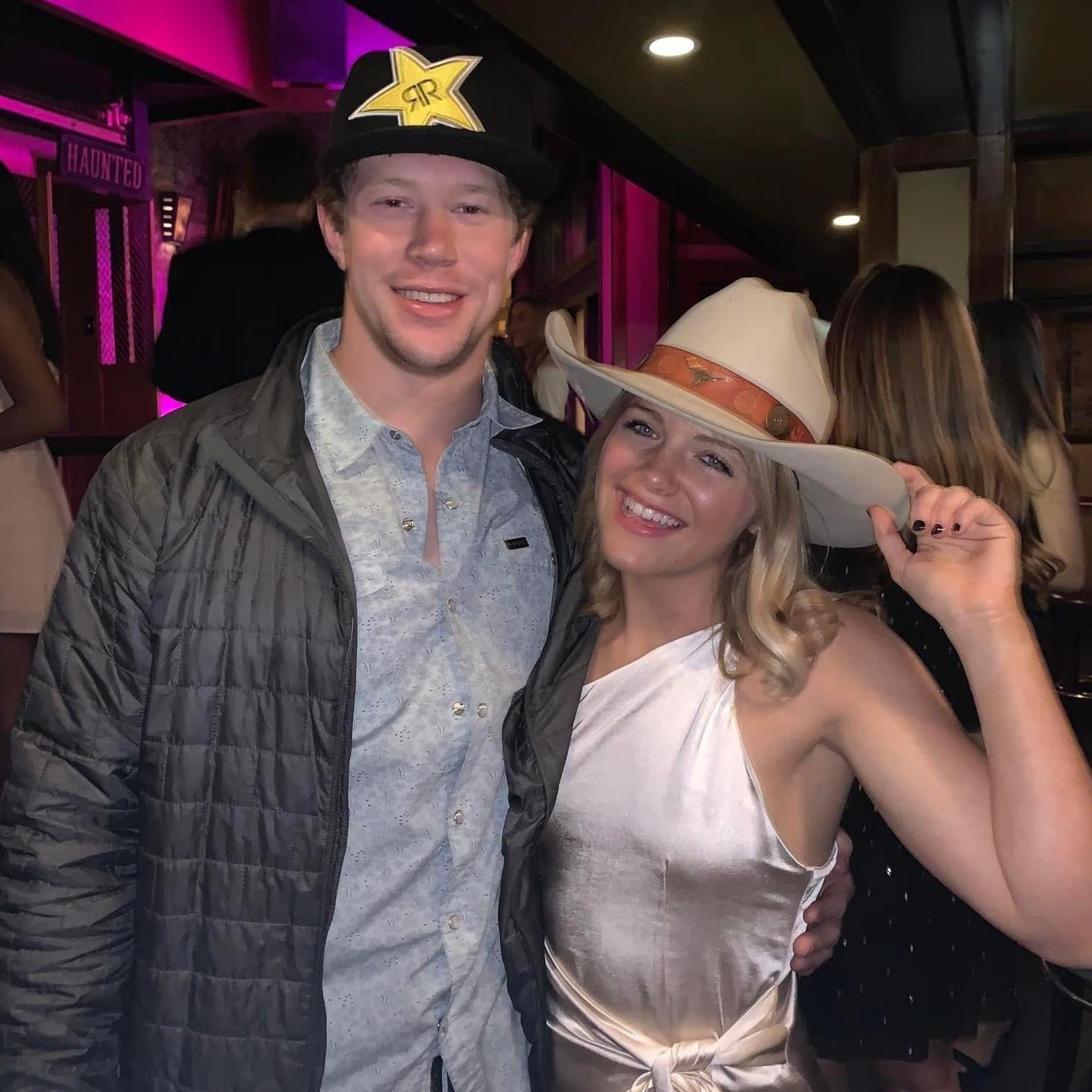 The last date event of Brooks' college years... little did he know he would be attending more just a couple years later!