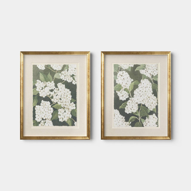 16"x20" Set of 2 Floral Framed Wall Art - Threshold™