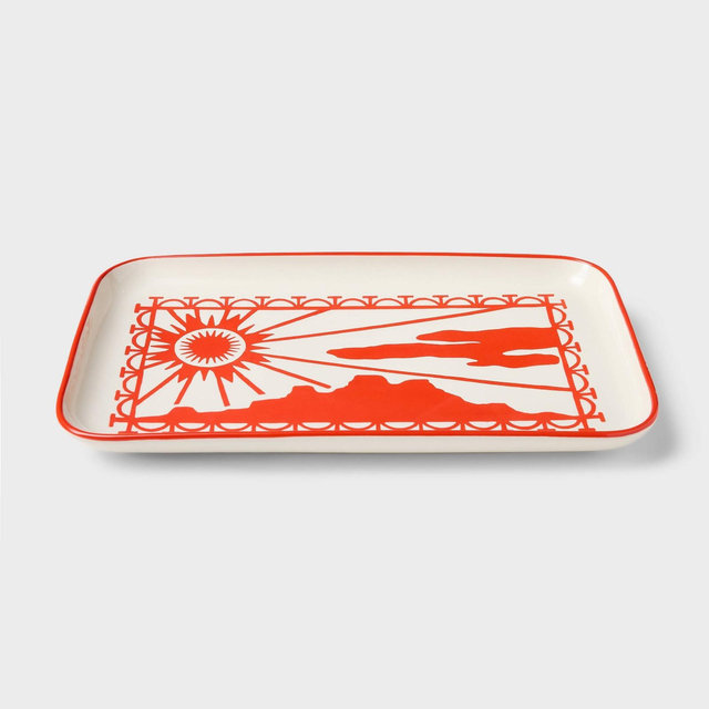 Ceramic Rectangular Tray Latino Heritage Month