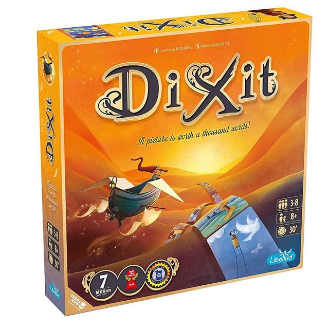 Dixit Board Game 2021 Refresh | Storytelling Game for Kids and Adults | Fun Family Party Game | Creative Kids Game | Ages 8+ | 3-8 Players | Average Playtime 30 Minutes | Made by Libellud