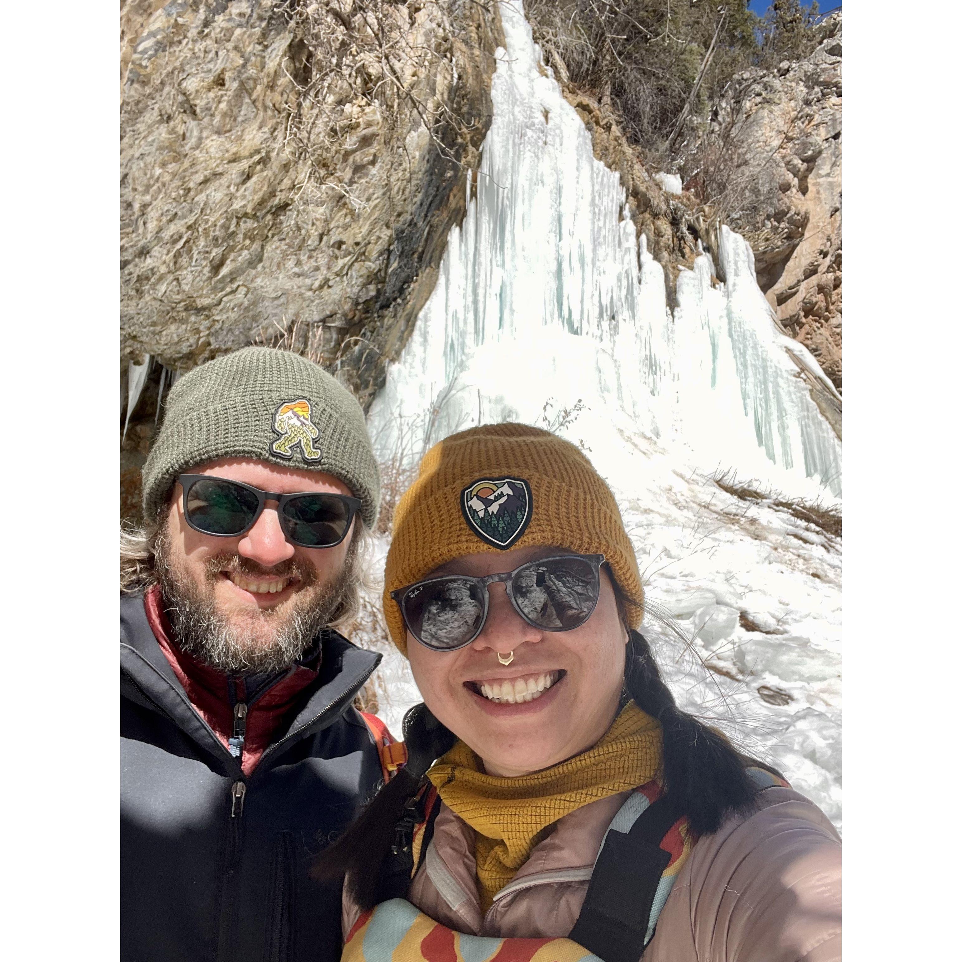 Exploring Rifle's natural ice caves.