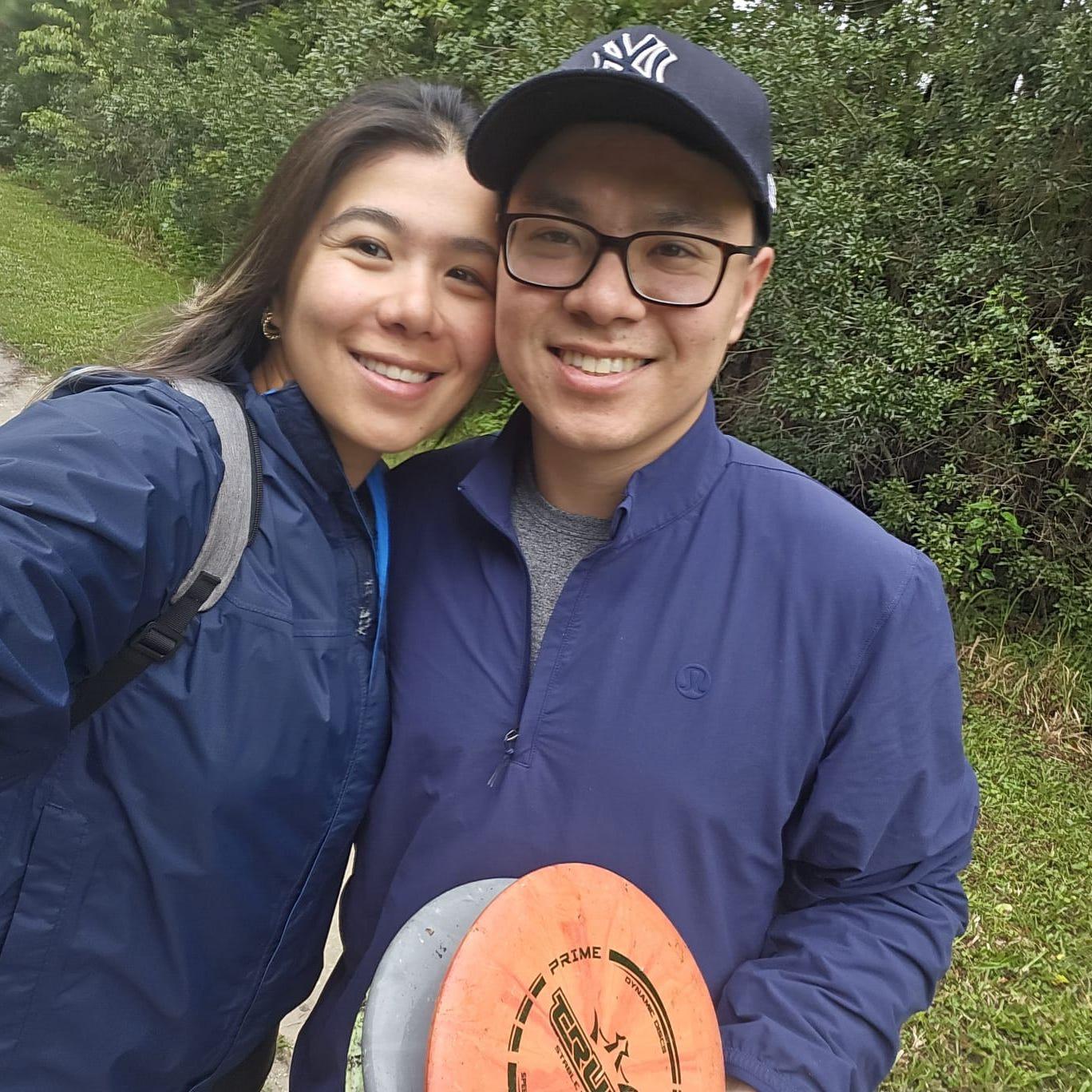 Throwback to our rainy Disc Golf day!