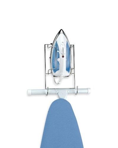 better houseware iron and ironing board holder, chrome, 1425