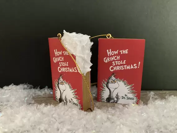 How the Grinch Stole Christmas Book Ornament