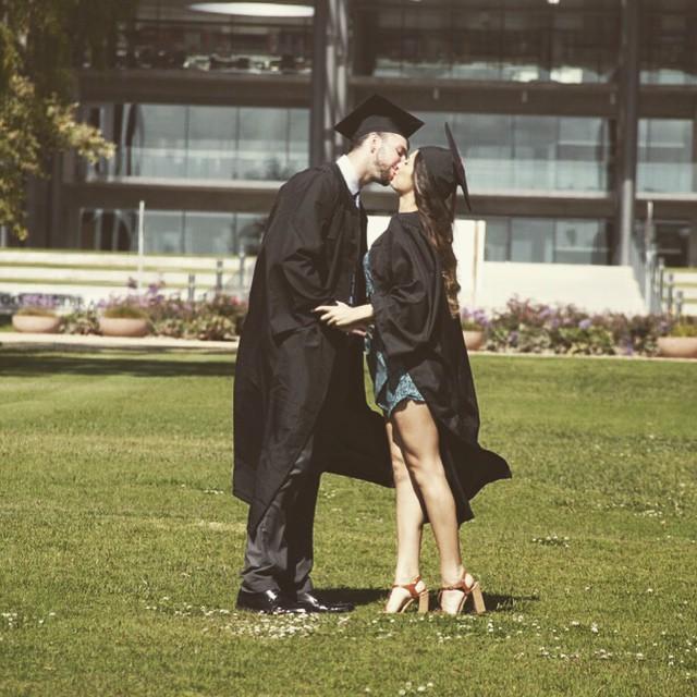 After years of school, we finally graduated in 2015! Stephen was a Business major and Vanessa was a Sociology major.