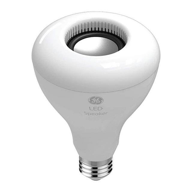 GE LED+ BR30 Indoor LED Light Bulb Replacement Bulb with Bluetooth Speaker - 65-Watt B-Line in Soft White, 1CT
