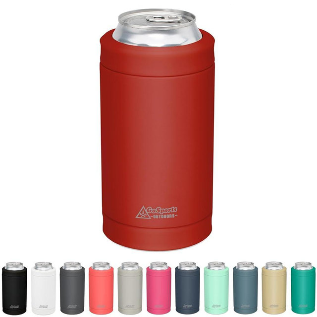 DUALIE 3 in 1 Insulated Can Cooler - Universal Size for 12 oz Cans, Slim Cans, and Bottles - 10+ Colors Available