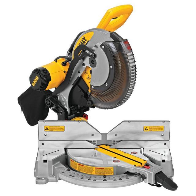 DEWALT Double Bevel Compound Miter Saw, 15 Amp Corded 12 in.