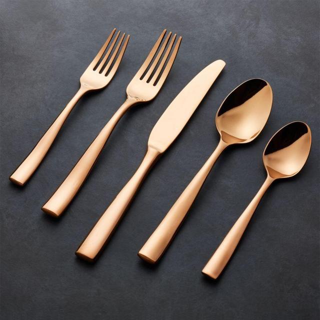 Couture Copper 5-Piece Flatware Place Setting