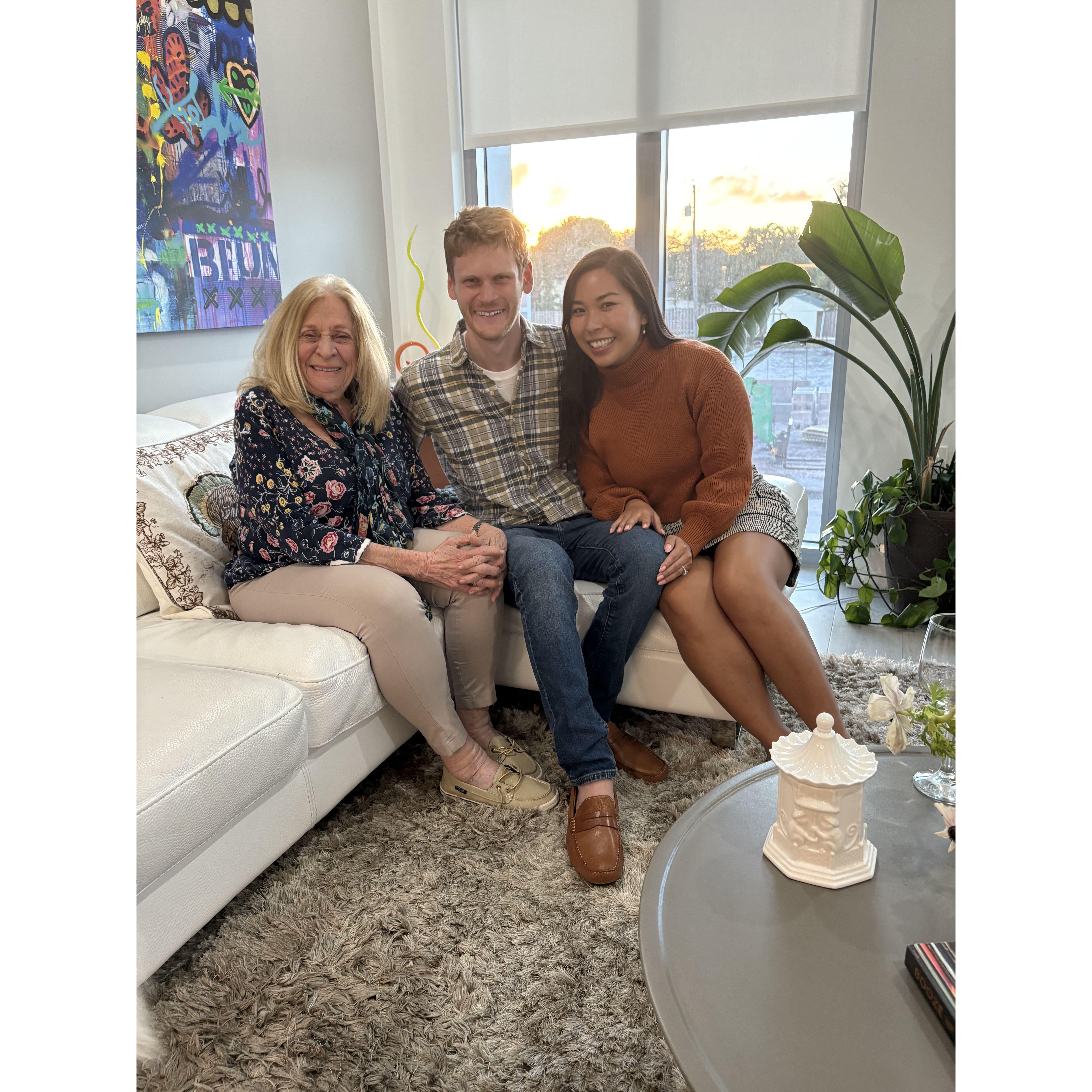 Thanksgiving with Shaun's grandma
