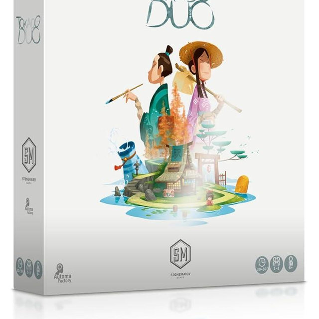 Stonemaier Games: Tokaido Duo by Antoine Bauza | A Zen Strategy Board Game About Traveling in Japan for Adults & Family | Visit Shrines, Share Lovely Vistas, & Collect Souvenirs | 1-2 Players, 45 Mins