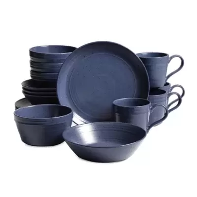 Bee & Willow™ Home Milbrook 16-Piece Dinnerware Set in Blue