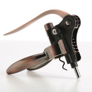 Wine Opener Corkscrew BEST Wine Bottle Opener - 7 Piece Bundle with Stand, Bottle Plug, Wine Aerator, Drip Ring, Foil Cutter & EXTRA Teflon Spiral + Wooden Box Perfect Gift Set