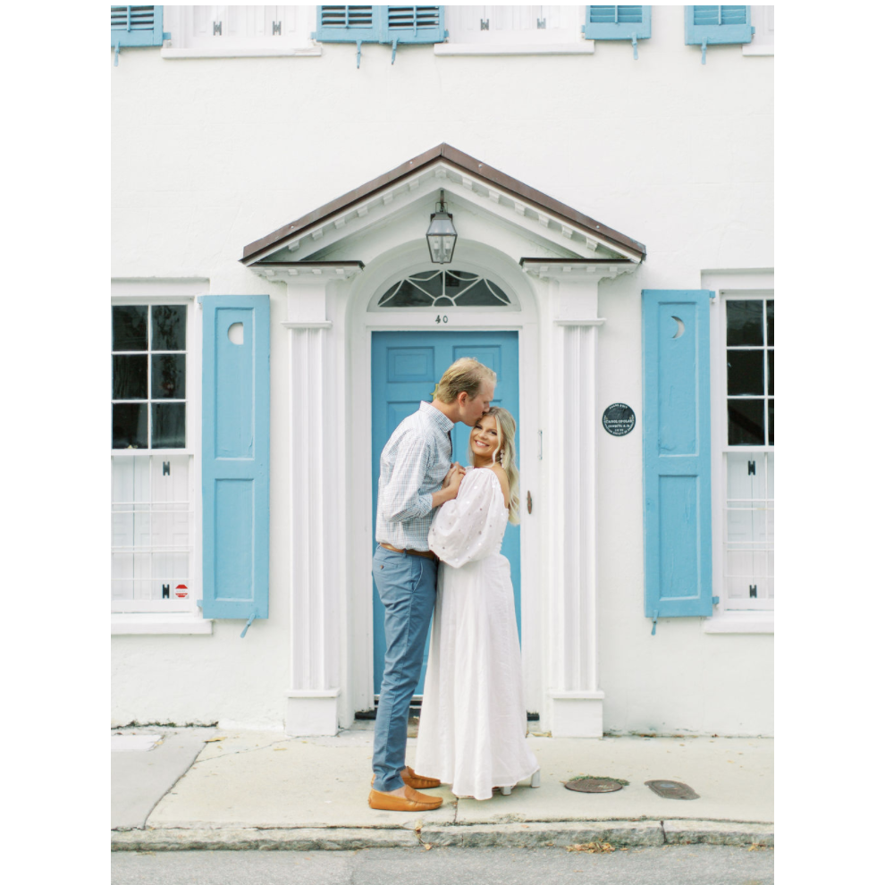 We loved taking our engagement photos in Charleston, one of our favorite cities to visit!