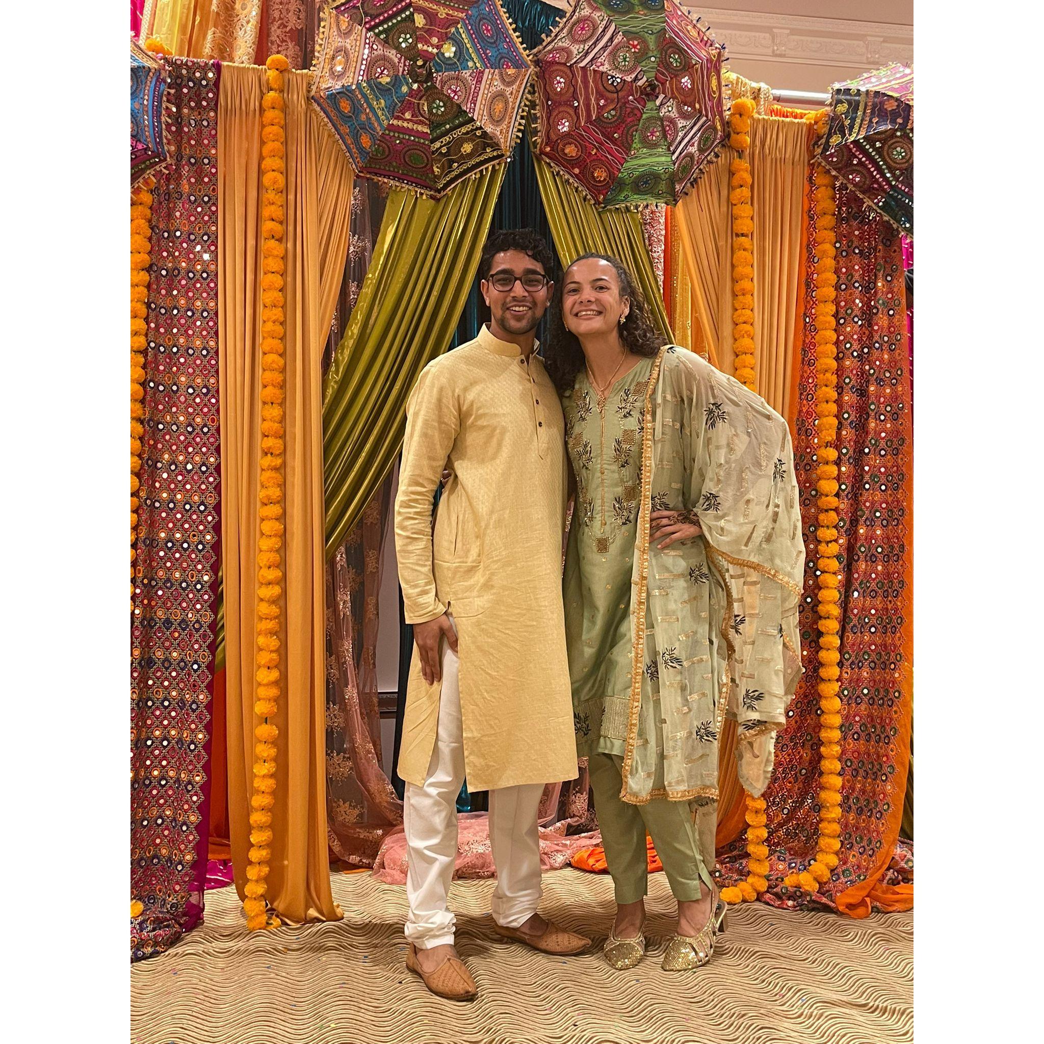 August 2022: Munira and Humza's wedding.