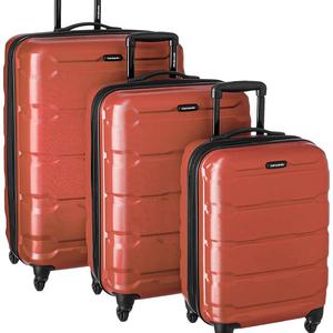 Samsonite Corporation - Samsonite 68311-1156 Omni PC Hardside Spinner 20 24 28, Burnt Orange, 3 Piece Set