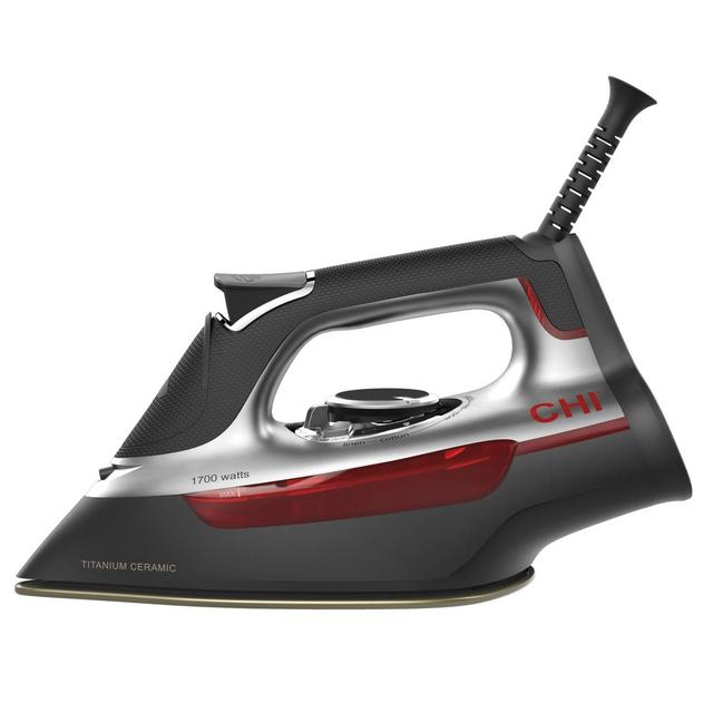 Chi - CHI® Manual Steam Iron in Black/Red