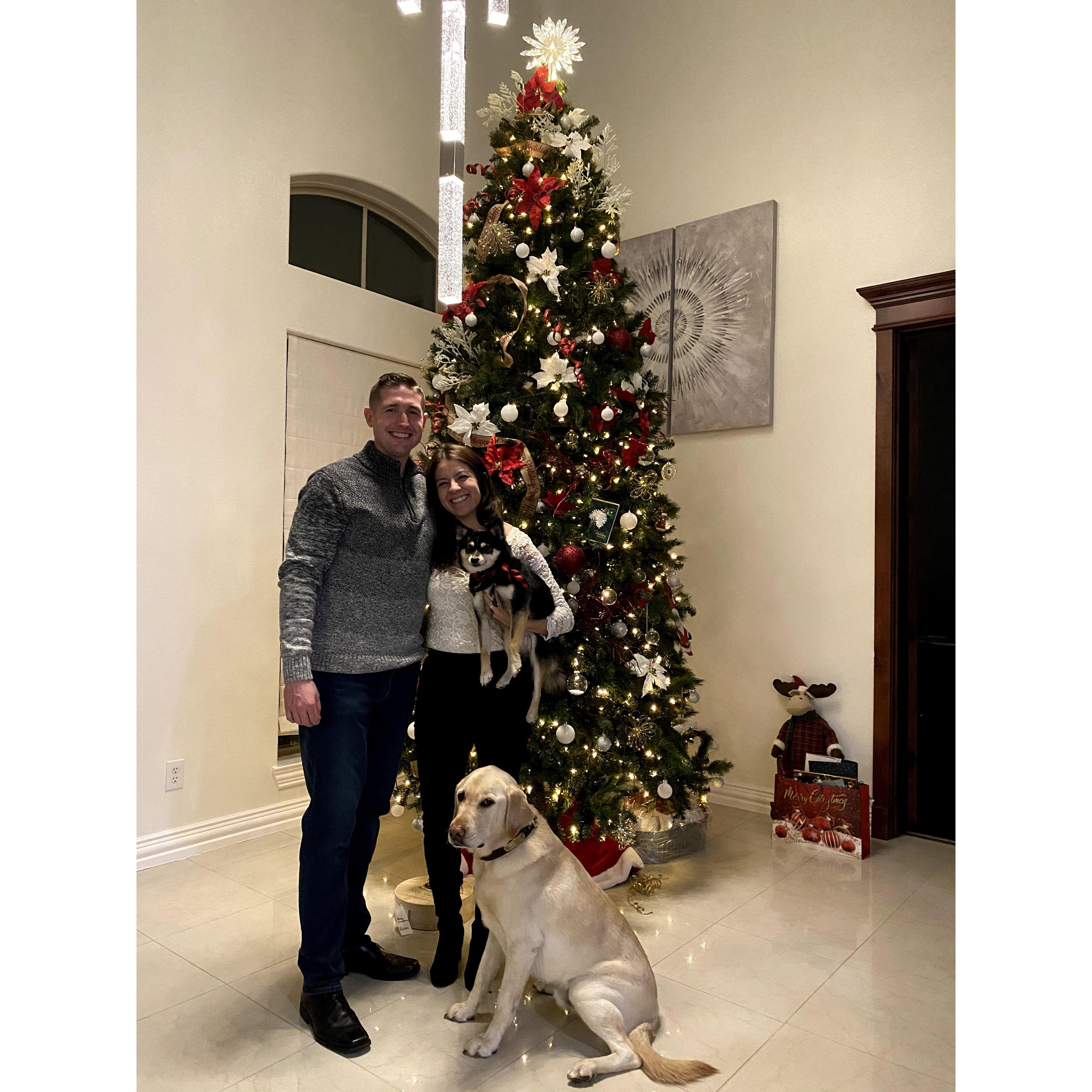 First Christmas together (December 2020)