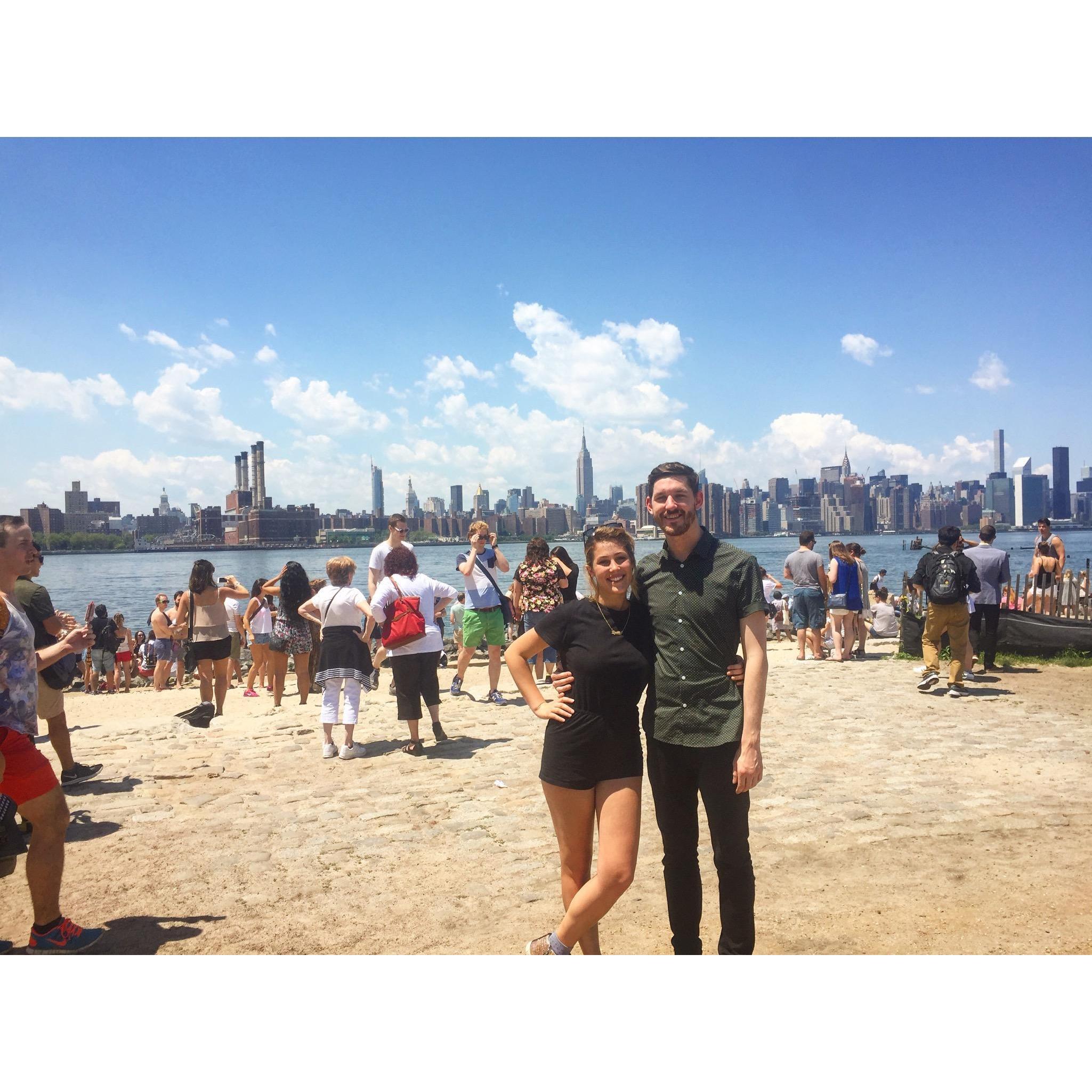 First Summer together in Brooklyn.