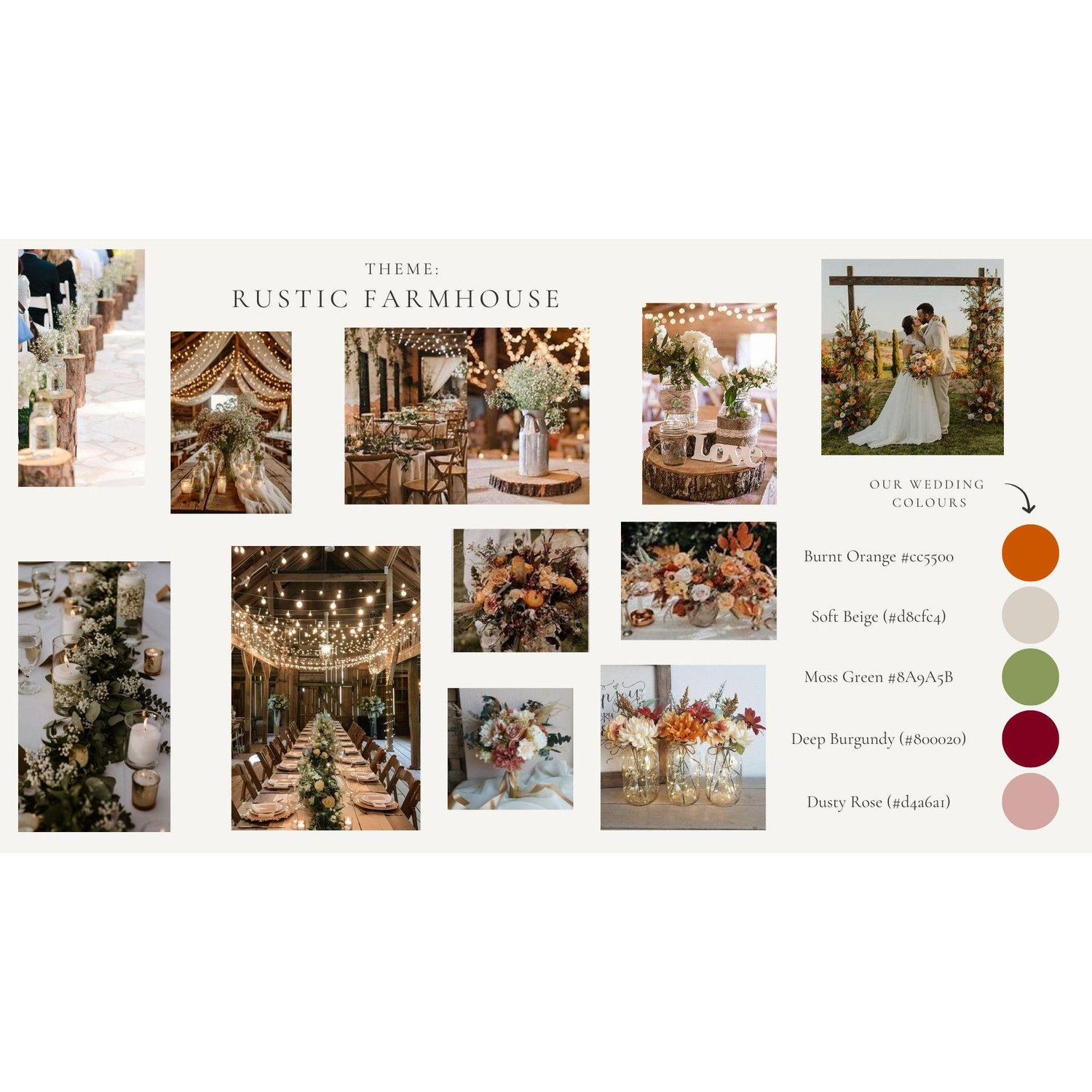 Our Theme, Inspiration Pictures, and Colours <3