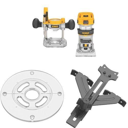 DEWALT DWP611PK 1.25 HP Max Torque Variable Speed Compact Router Combo Kit