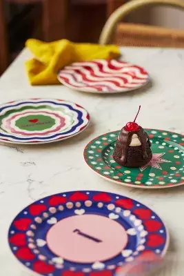 Maeve by Anthropologie Dessert Plates, Boxed Set of 4