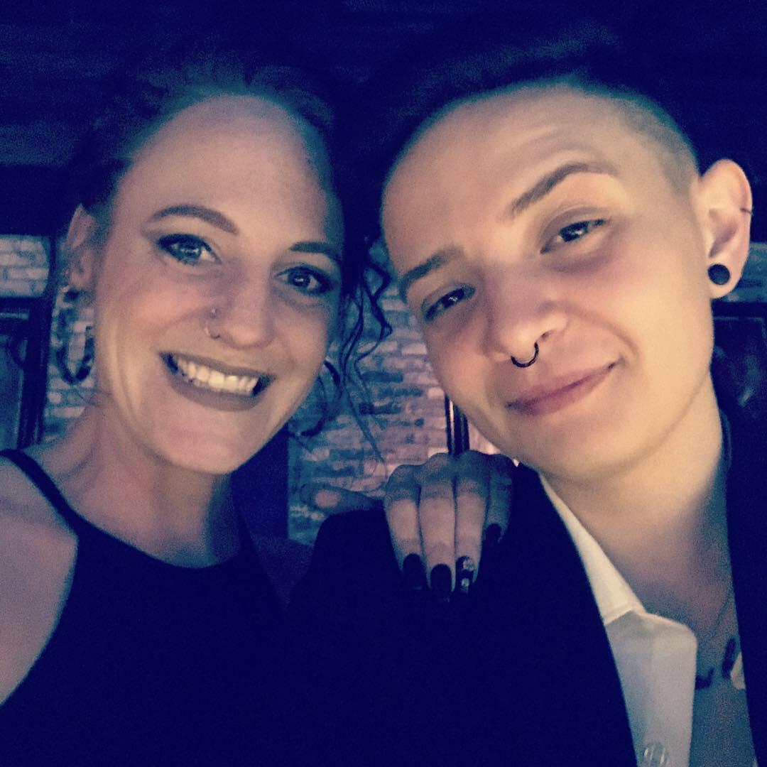 The night we got engaged!