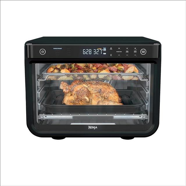 Ninja DT202BK Foodi 8-in-1 XL Pro Air Fry Oven, Large Countertop Convection Oven, Digital Toaster Oven, 1800 Watts, Black
