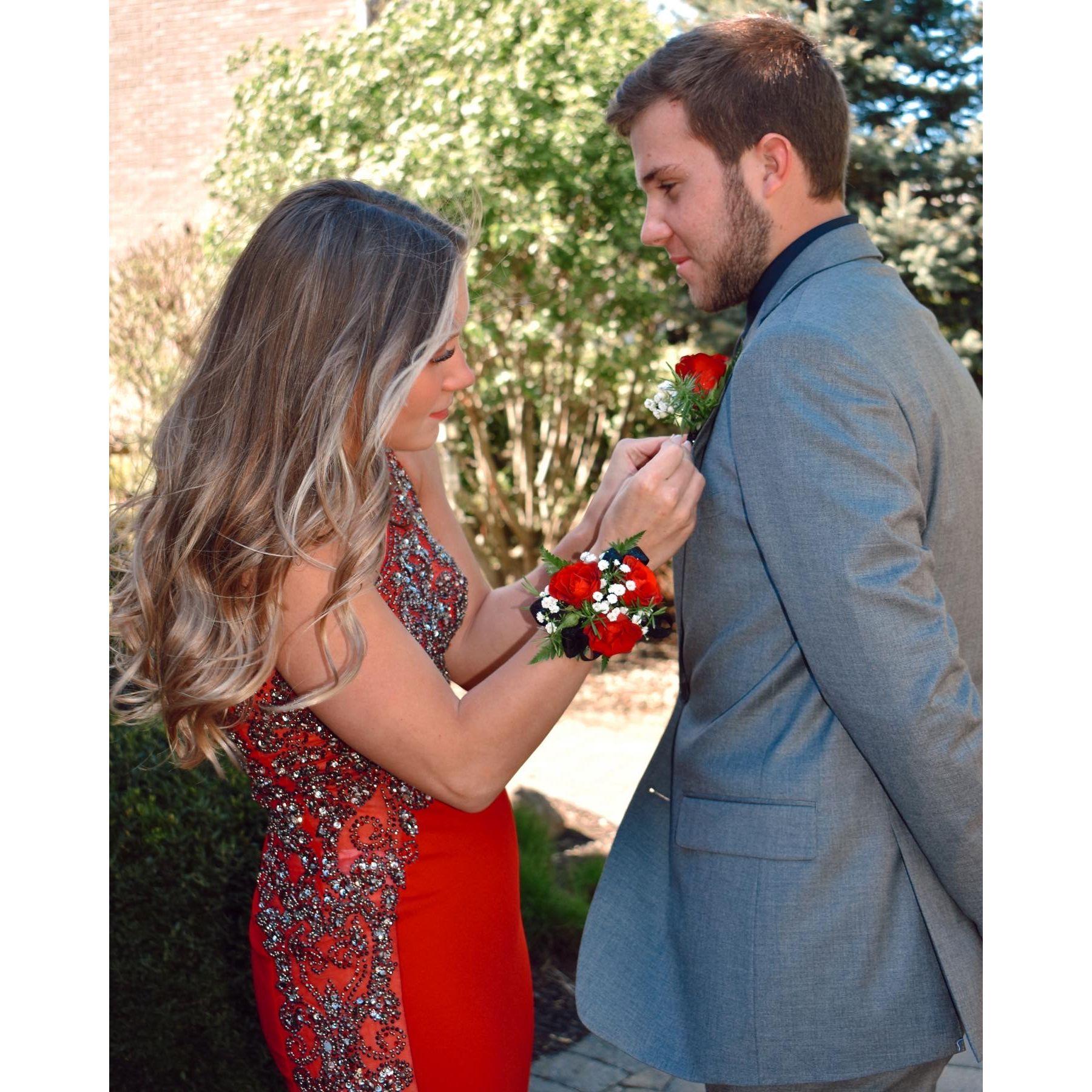 Senior year prom in 2021