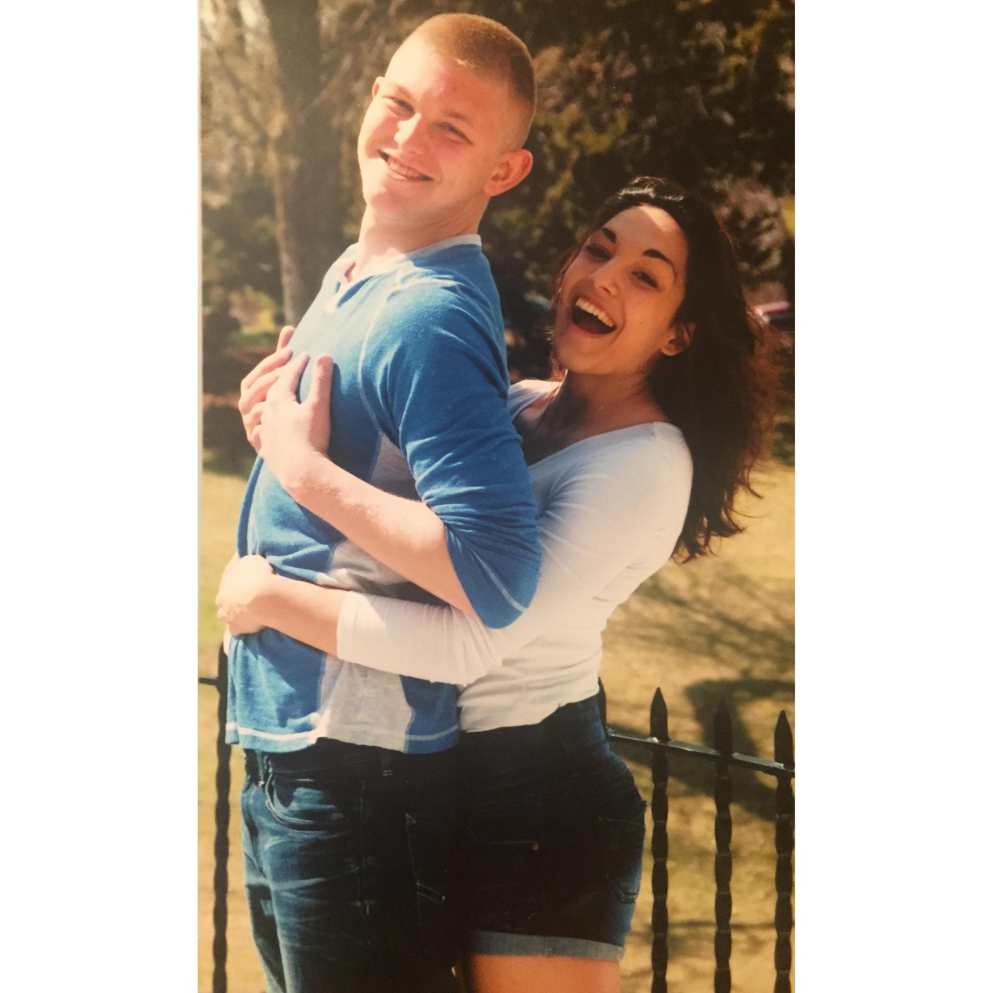And then this became our go-to pose from that day forward.