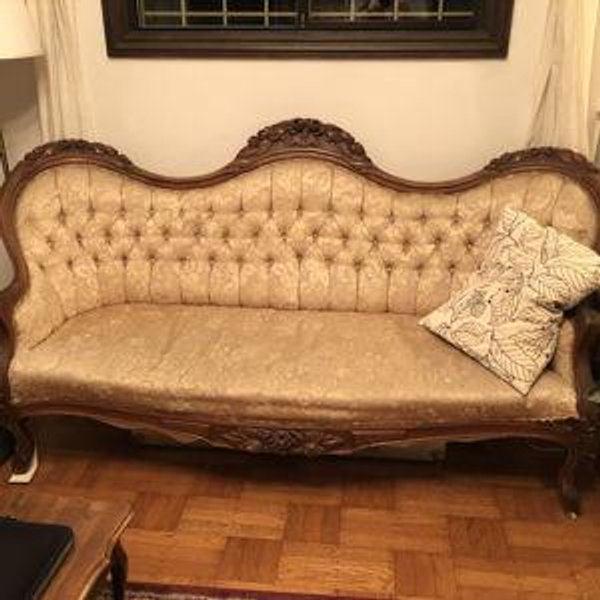 Antique Couch Restoration Project