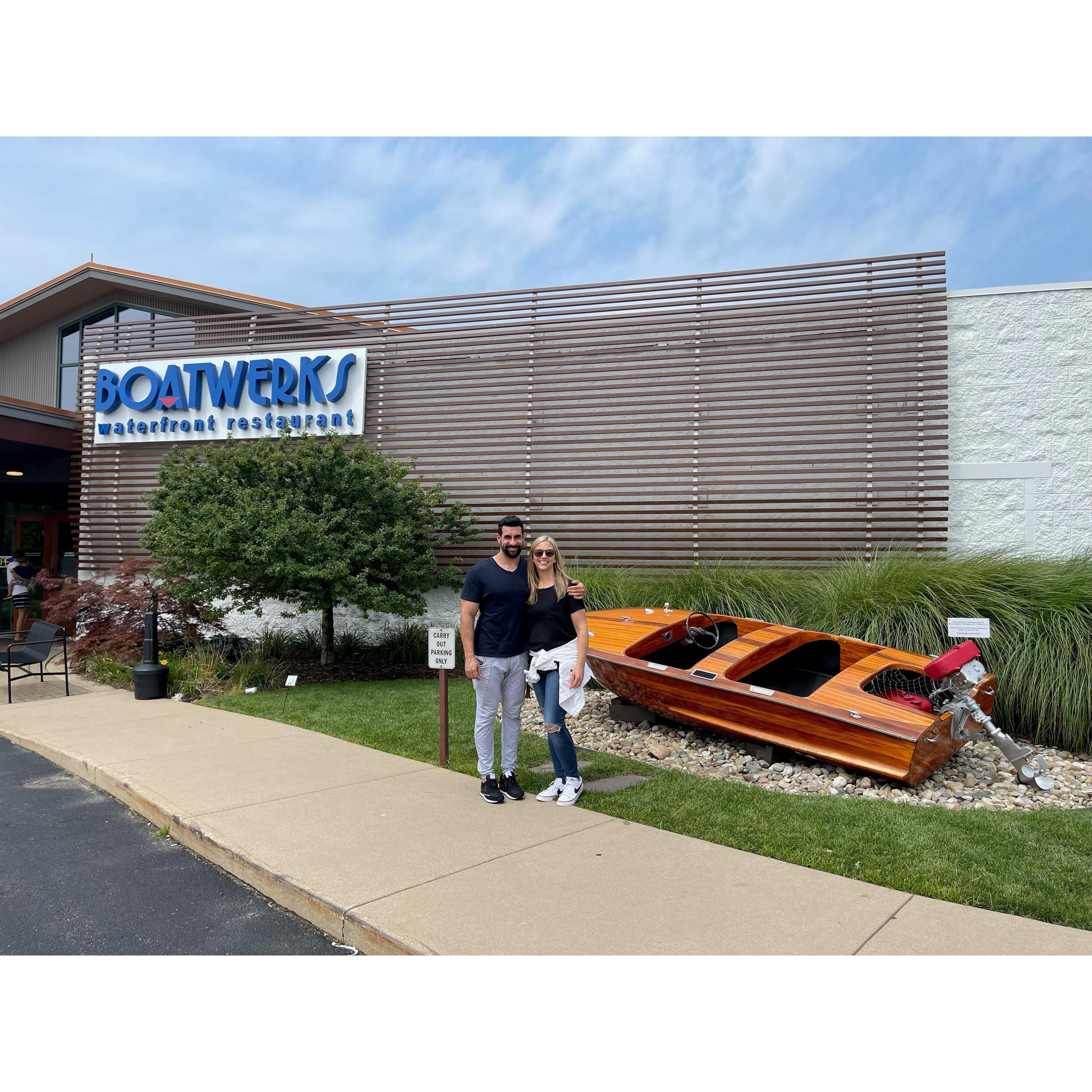 Boatwerks in Holland, MI.