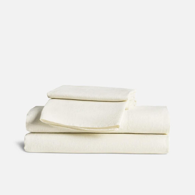 Washed European Linen Core Sheet Set