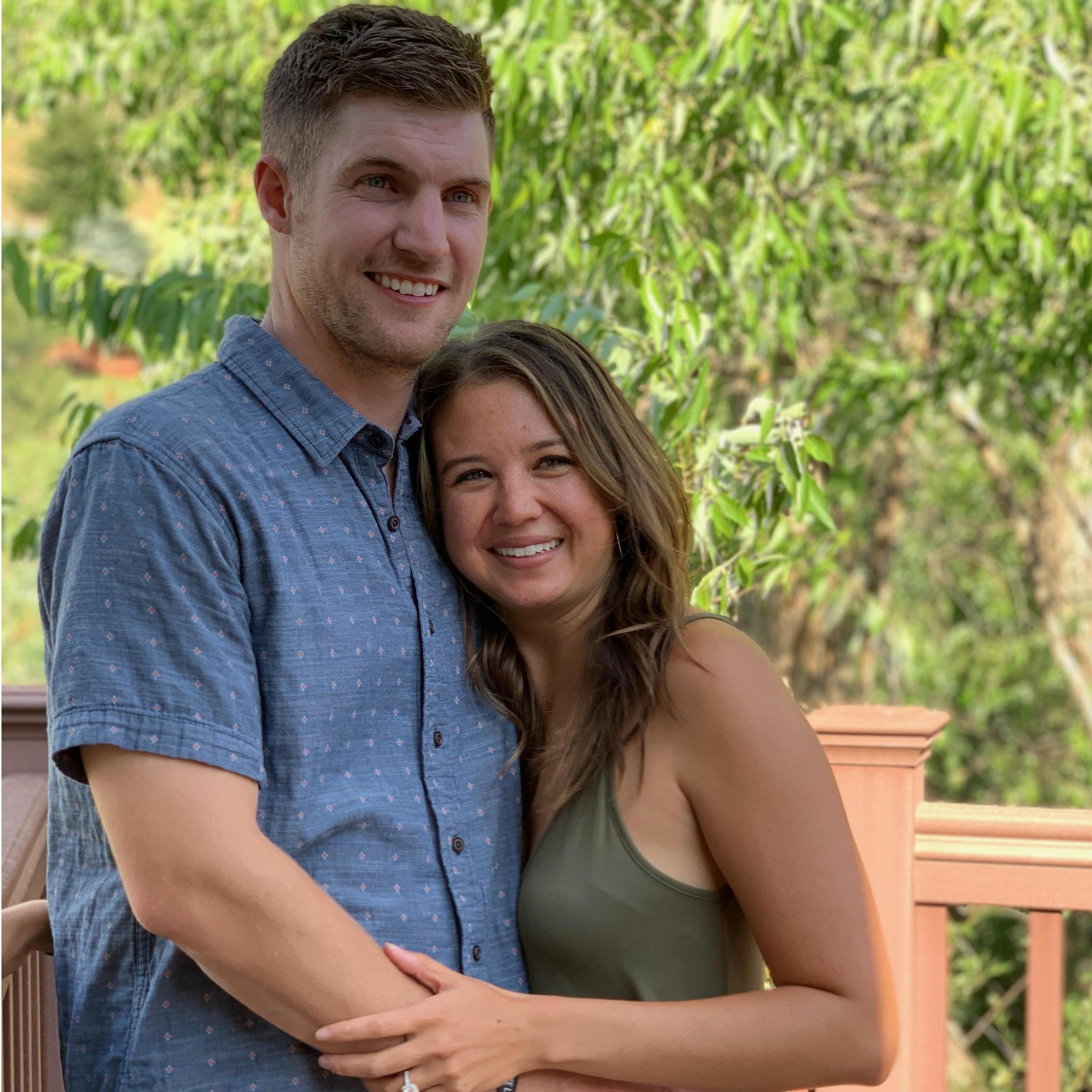 The night we got engaged!