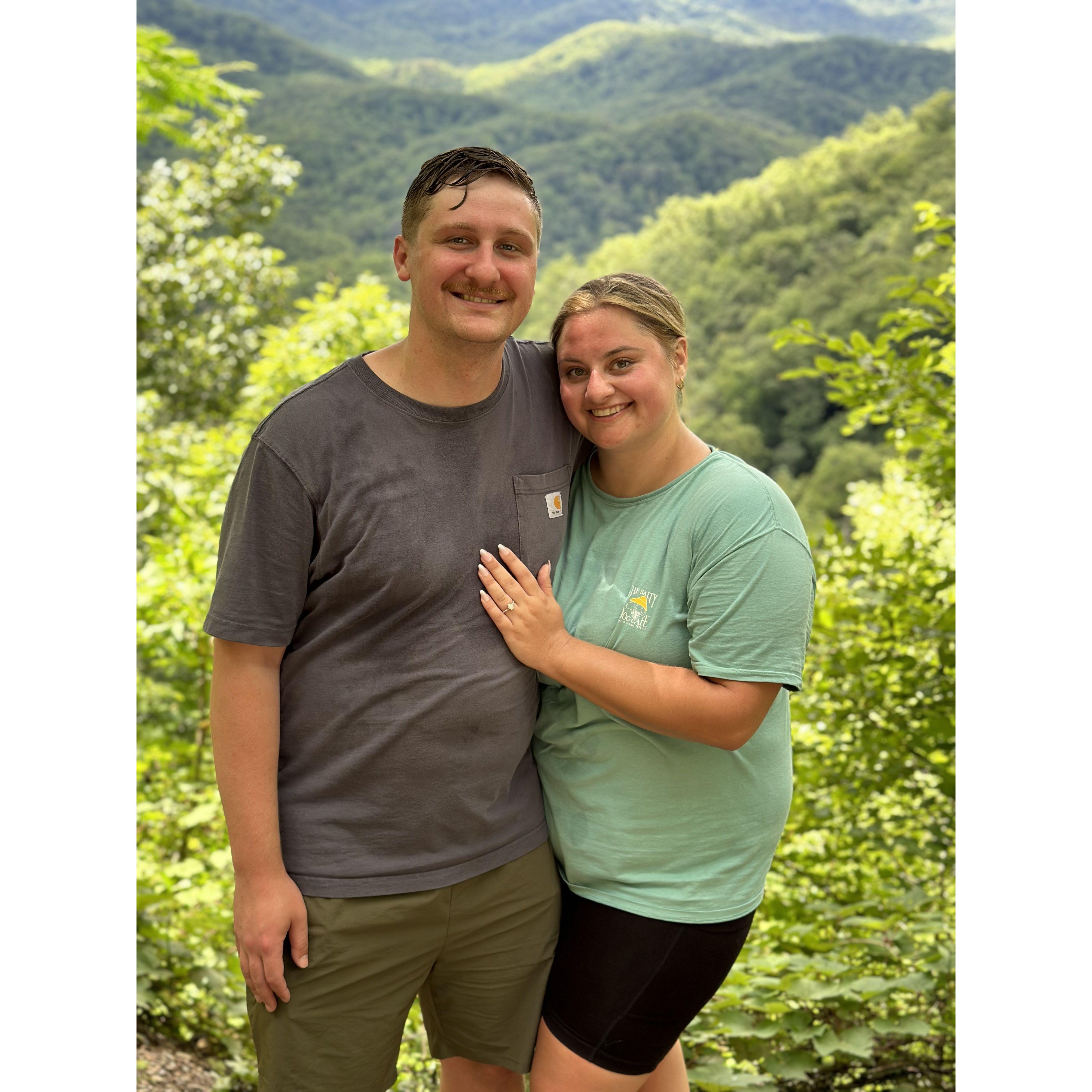 The day she said yes!