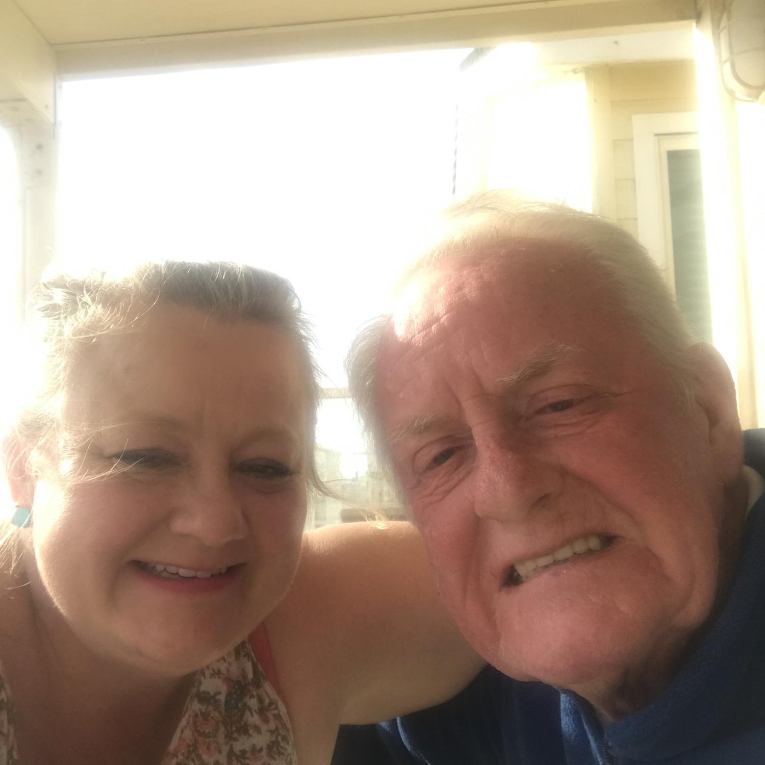 Kim and the best Dad ever, Chuck Smith. (In memoriam).