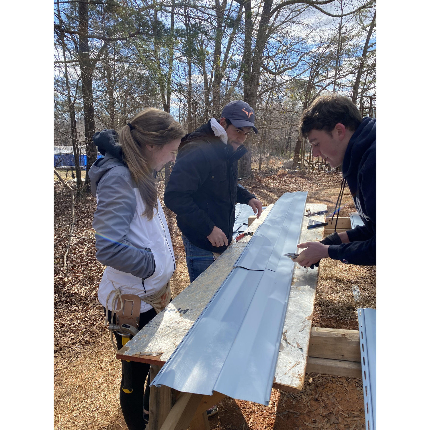 Volunteering with Habitat for Humanity