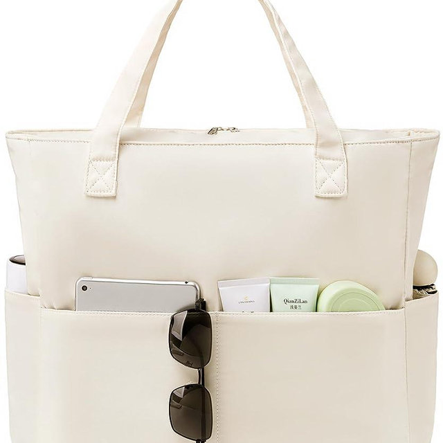 Waterproof Beach Tote Pool Bags for Women Ladies Extra Large Gym Tote Carry On Bag With Wet Compartment for Weekender Travel