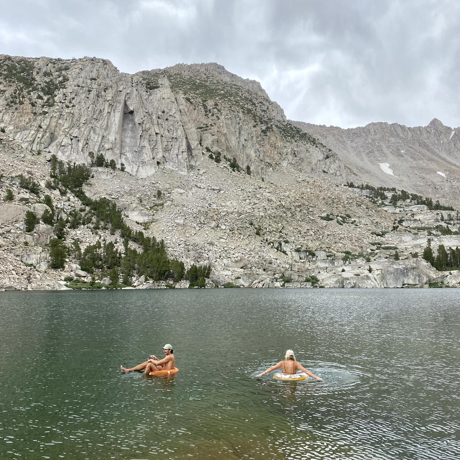 Beach day Sabrina Lake edition