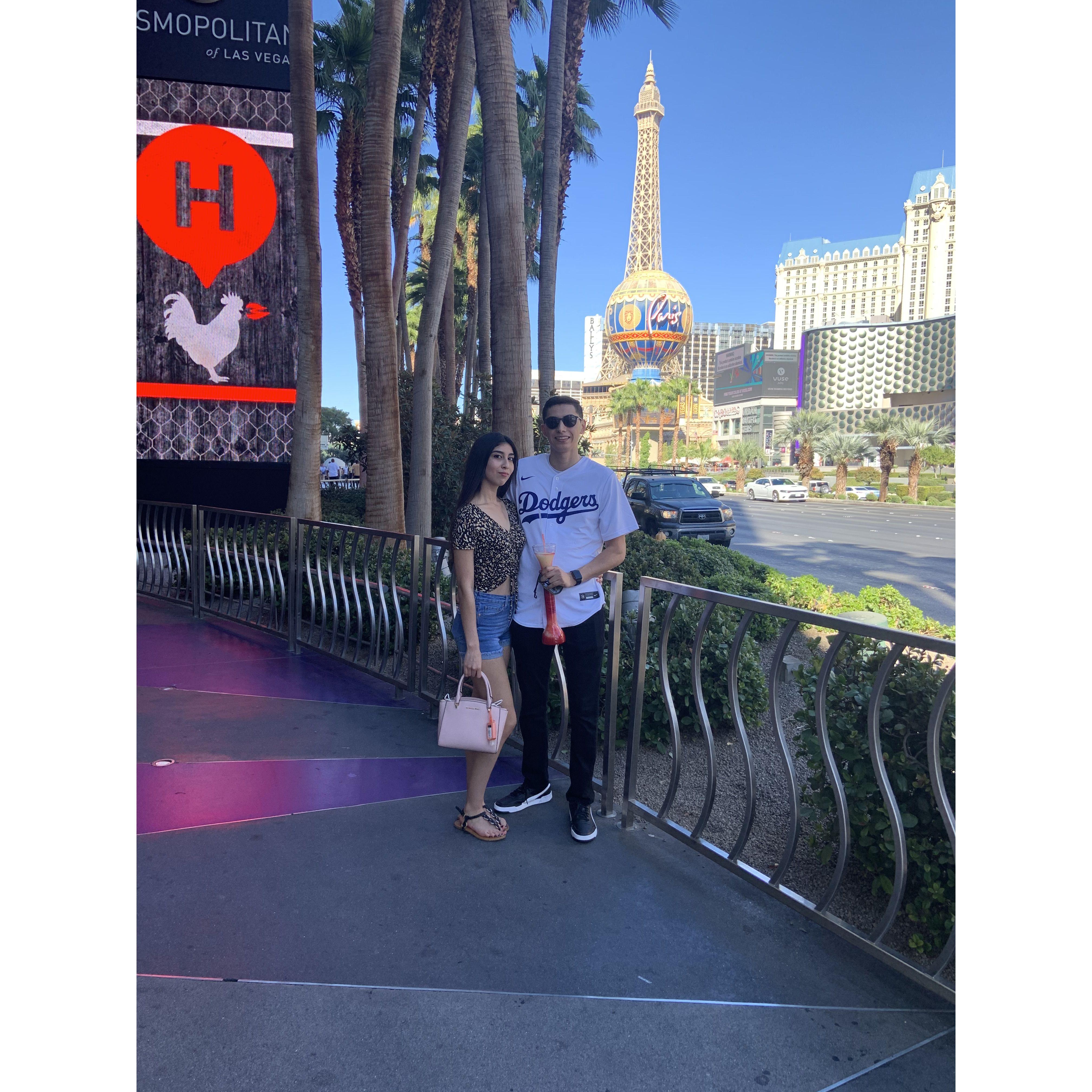 Our first trip back in 2020. Las Vegas!