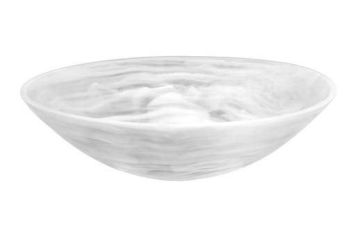 SWIRL RESIN EVERYDAY BOWL | MEDIUM | WHITE
