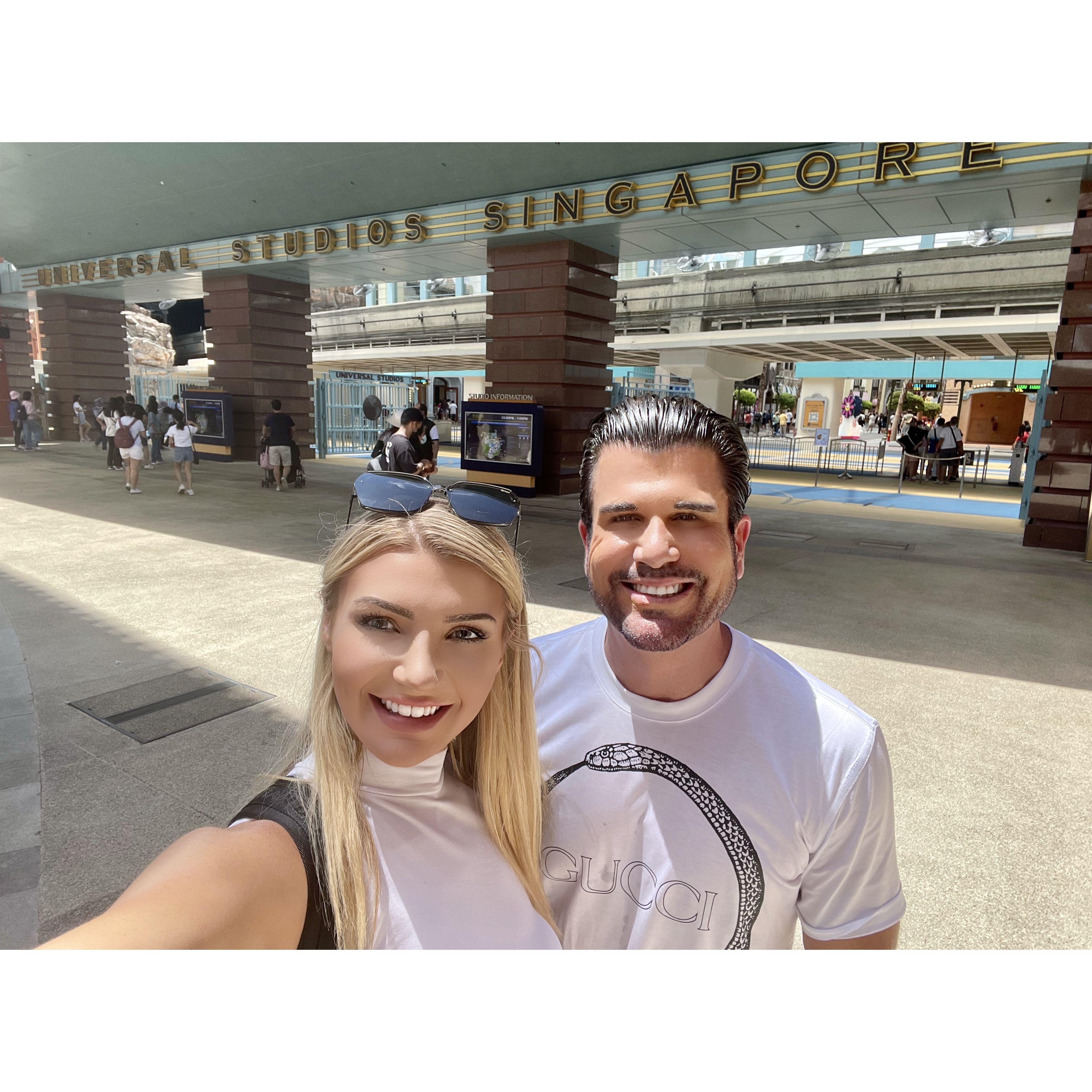 Day date at Singapore's Universal Studios